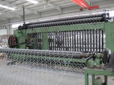 China 80x100mm Gabion Mesh Weaving Machine / Galvanized Gabion Box Making Machine for sale