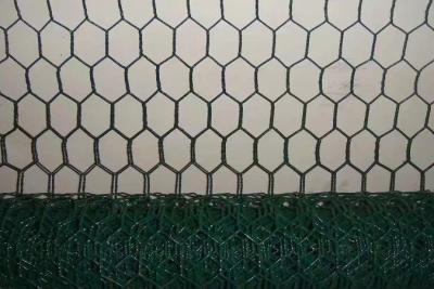 China 25M Plastic Coated Chicken Wire Netting 0.8mm hexagonal poultry netting for sale