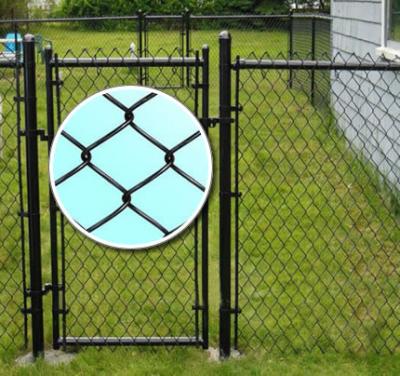 China 30M Vinyl Coated Diamond Chain Link Fence 25x25mm for sale