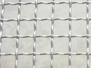 China Stainless Steel Crimped Mesh，Construction 304L Stainless Steel Woven Mesh for sale