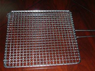 China Square Crimped Wire Mesh 240mm Gin Barbecue Grill Wire Mesh for sale
