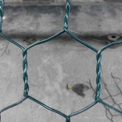 Cina La pietra della separazione del poliestere ingabbia la maglia della parete del gabbione della rete metallica 80x100mm in vendita