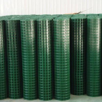 China 1/4''x1/4'' Green PVC Coated Wire Mesh Export To Indonesia for sale