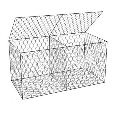 China 10x12cm Gabion Wire Mesh Slope Protection Galvanized for sale