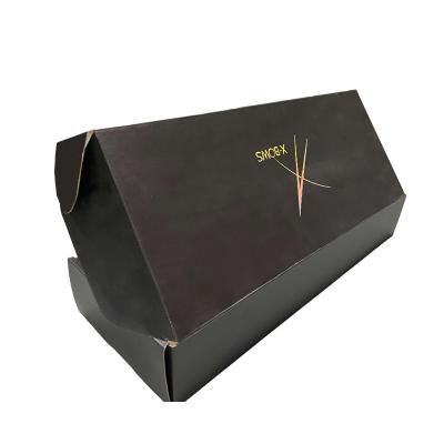 China Recycled Carton Box For Gift , 157gsm Custom Black Cardboard Boxes for sale