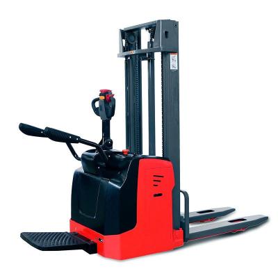 China Walking Forklift Electric Pallet Stacker 1ton 1.5 Ton With Charger Battery à venda
