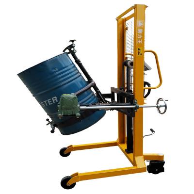 China Oil Drum Hydraulic Stacker Truck Lifting Equipment Hand Forklift Grab for sale