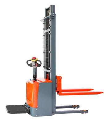 China Empty  3m Power Stacker Forklift 1000kg For Pedestrian for sale