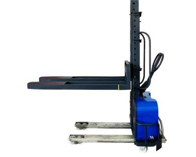 China Streamline Operations Semi Electric Pallet Stacker Overall Length 1700mm for sale