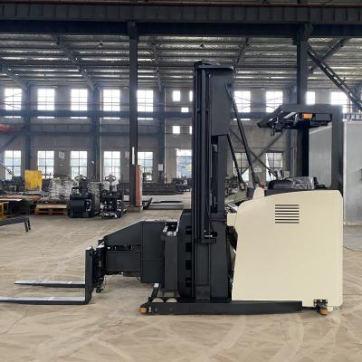 China Operações de armazém Vna Stacker 1.5t Narrow Aisle Electric Forklift à venda