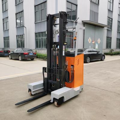 China Kad Reach Forklift Truck Stacker 1500kg 1.5 Ton Electric With Eps System for sale