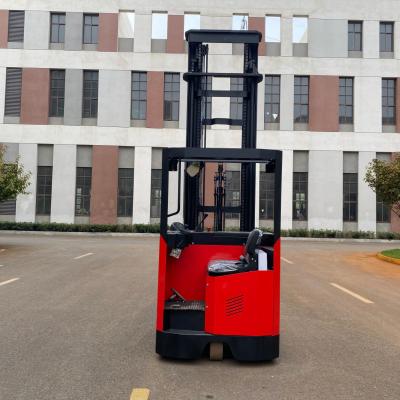 China Side Pull Battery Electric Counterbalance Forklift 2t 3m Stand Up Lift for sale