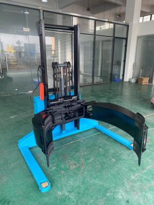 China New 500-1500 kg load capacity electric pallet lift stacker electric stacker with paper roll clamp Te koop