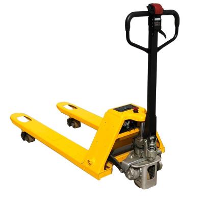 China 4.5KPH 1500KG Walkie Ce Mini Semi Electric Powered Pallet Truck for sale