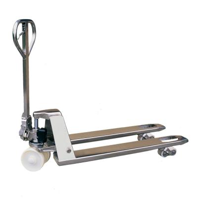 China Hand Operated 188MM 3000kg Ce Stainless Steel Pallet Jack Truck for sale