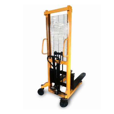China 1000KG KAD Hand Operated Manual Hydraulic Stacker Forklift for sale