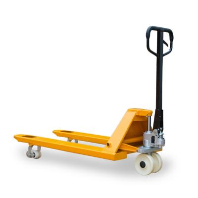 China Logistics 2t Hydraulic Truck Pallet Jack With Hand Brake for sale