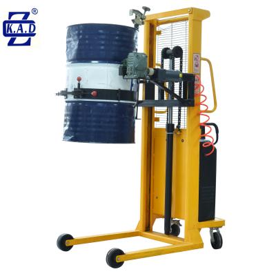 China 500kg 1500mm Fiber Pneumatic 44 Gallon Hydraulic Drum Lifter for sale
