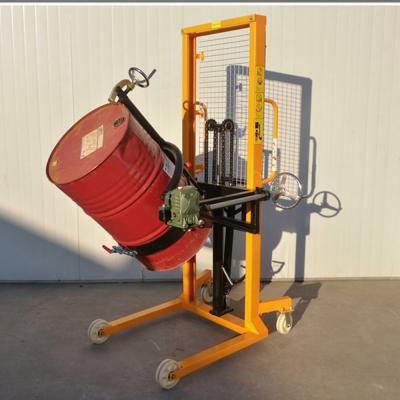 China 1500mm 120mm/S Manual Oil Drum Stacker Movers for sale