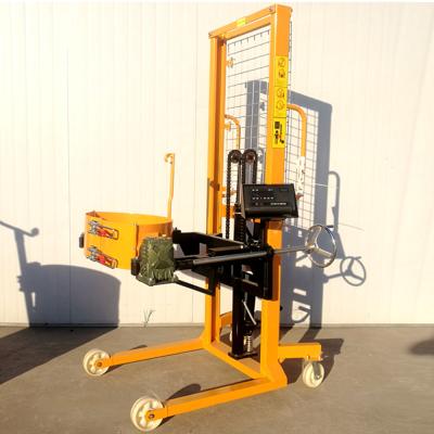 China 1400mm Steel 55 Gallon Drum Lifter Rotator Loading Equipment for sale