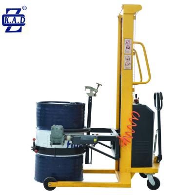 China Stainless 500kg Semi Electric Industrial Poly Hydraulic Drum Lifter for sale
