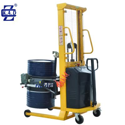 China DA450 1.5M Stainless Steel 350kg Hydraulic Drum Lifter Handler Tilter for sale