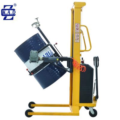 China 1.5kw 12V 120Ah Manual Barrel Hydraulic Drum Lifter for sale