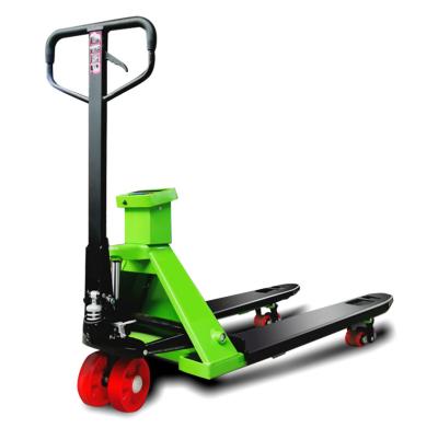 China LCD RS232 1T Weighing Scale Hydraulic Hand Pallet Truck for sale