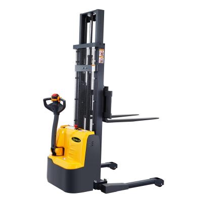 China 1.6T 3m Hydraulic Fully Electric Pallet Stacker Lift Goods Electric Stacking Vehicles for sale