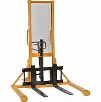 China 3 Ton Hydraulic Manual Stacker Lifting Hand Pallet Stacker Forklift for sale