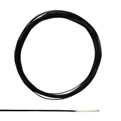 China Silver Plated Stranded Copper FEP Insulation Wire Black 600V 22AWG for sale