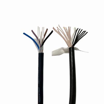 China Stranded ETFE Insulted PUR Jacket Robot Cable 18 Core 0.5mm2 for sale