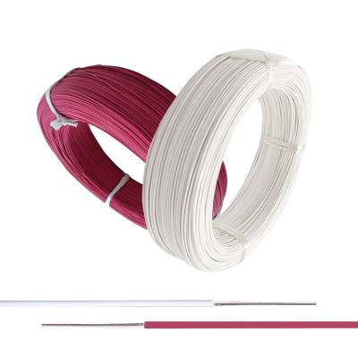 China 20AWG Silver Plated Copper High Temperature Resistance PFA Insulated Wire for sale