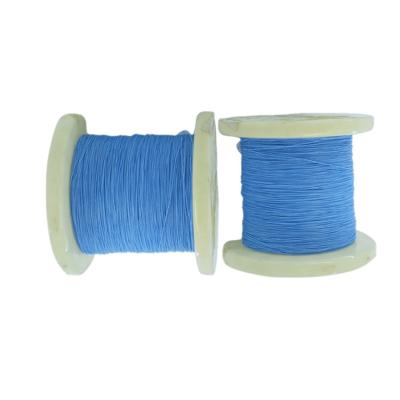 China Blue Color PTFE Silver Plated Stranded Copper Wire 16 Gauge for sale