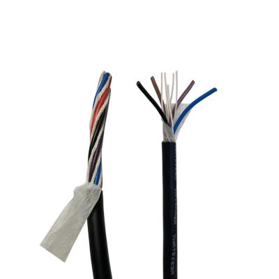 China 24 Awg PUR Cables PUR 4 Core Electrical Cable Heat Resistant PVC Insulation for sale