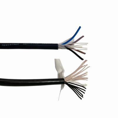 China el PVC flexible estupendo del cable vestido de 24awg PUR aisló resistencia de aceite en venta