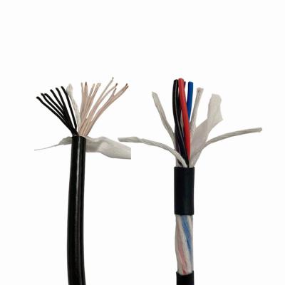 China Stranded Bare Copper TPE Insulated Wire 4 Core Electrical Cable High Flexible for sale