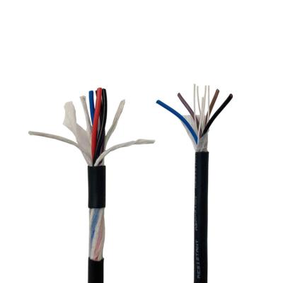 China 4 Core Robotic Cable TPE Wire 18 Awg Stranded Bare Copper for sale