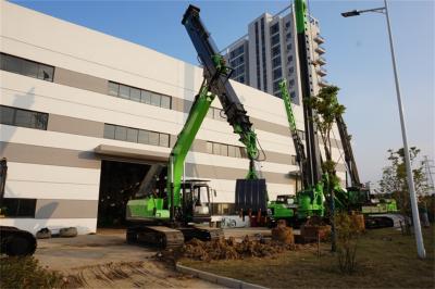 China Excavator Long Reach Boom Attachment Clamshell Telescopic Arm For Construction Drilling Rig for sale
