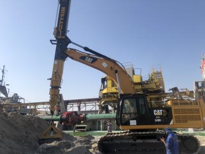 Chine Rayon télescopique du bras 5845mm de Boom Long Reach d'excavatrice de bloc supérieur hydraulique à vendre