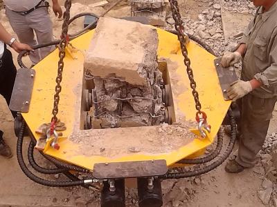 China Excavator Pile Head Cutting 600mm Dia Round Concrete Cutter Machine for sale