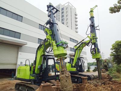 China Excavator Hydraulic Rock Mounted Drill Attachment For Narrow Space Construction for sale