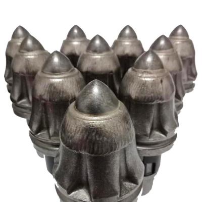China Broca de dientes de bala de vástago redondo de barrena Cubo de roca de 25 mm en venta