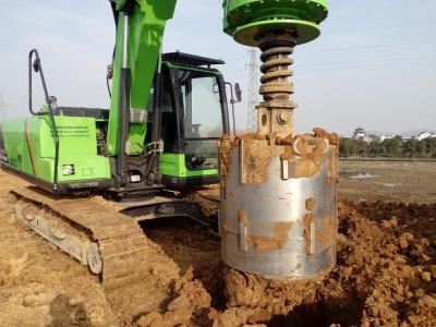 China Hydraulic Bored Rotary Drilling Rig Piling Machine KR50A Max Depth 24m for sale