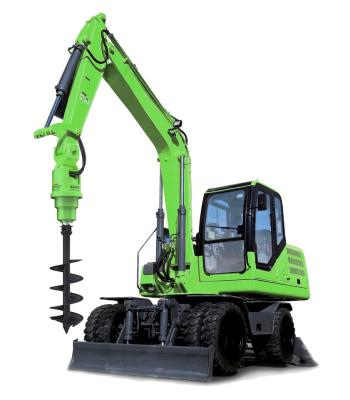 China Máquina de excavadora de hoyos de postes personalizada Excavadora de tierra en venta