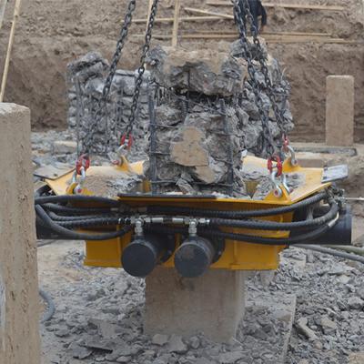 China Máquinas de perfuração Acessórios Equipamento de escavadeira Cortador de pilhas hidráulico Máquina de quebra de pilhas à venda