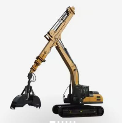 China China Hot Selling Excavator Long Boom Arm Clamshell Telescopic Arm For Sale for sale