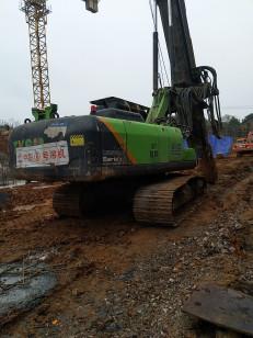 China 50kN Crowd Force Used Piling Rig With 20kN.M Rotary Torque & 30kN Hoisting Force for sale