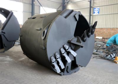 China Piling Rig Mini Excavator Rock Bucket Drilling Machine Drilling Bucket OEM for sale