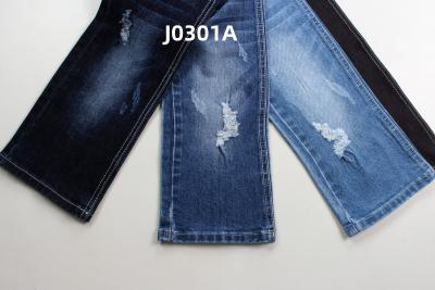 China 2024   High Quality  11.5 Oz Green Blue  Stretch Woven  Denim Jeans  Fabric Te koop